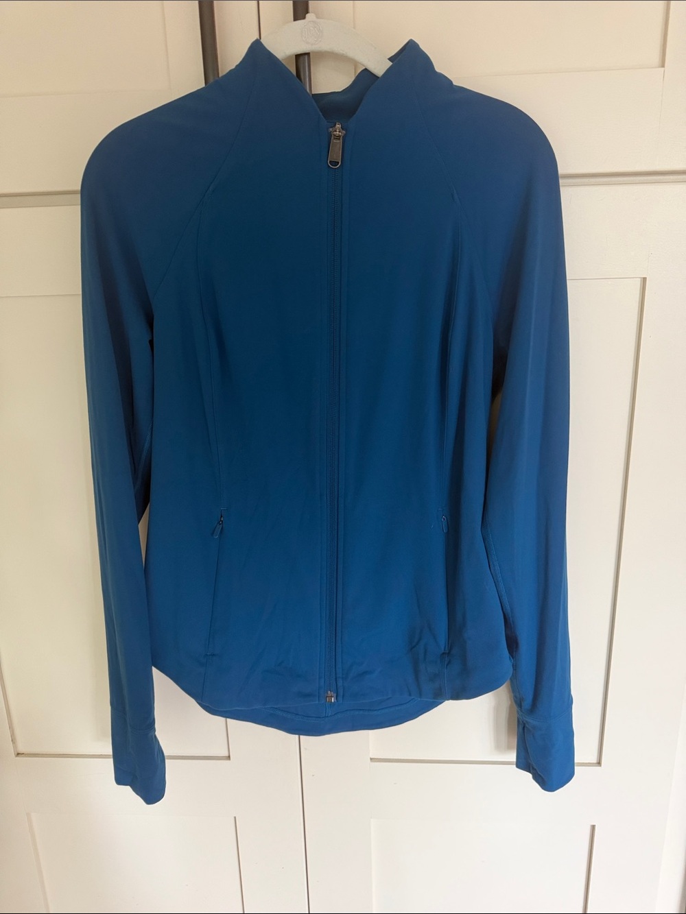 Athleta Salutation Teal Blue Full-Zip Jacket